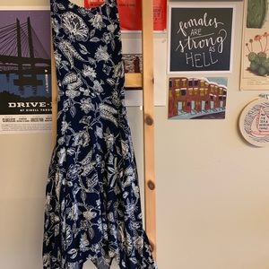 High neck spaghetti strap sundress